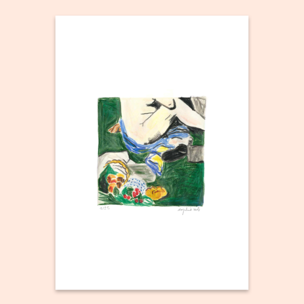 Le déjeuner sur l'herbe, fragment