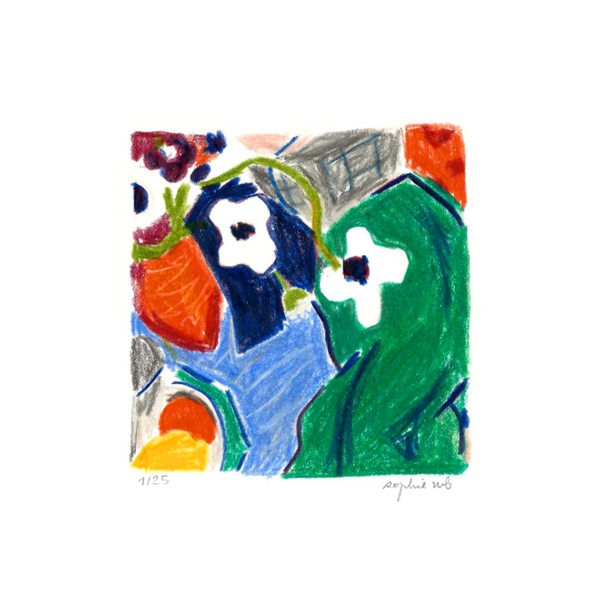 L'odalisque, harmonie bleue, fragment – Image 2