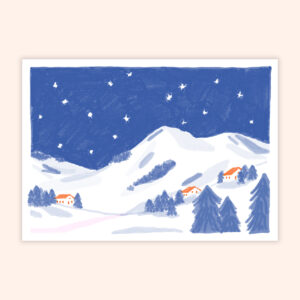 La nuit étoilée, carte postale – épuisé