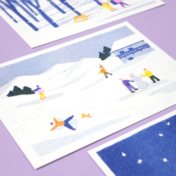 La nuit étoilée, carte postale – épuisé – Image 2