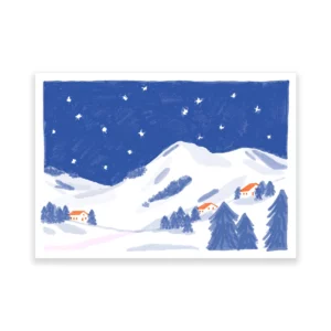 La nuit étoilée, carte postale – épuisé