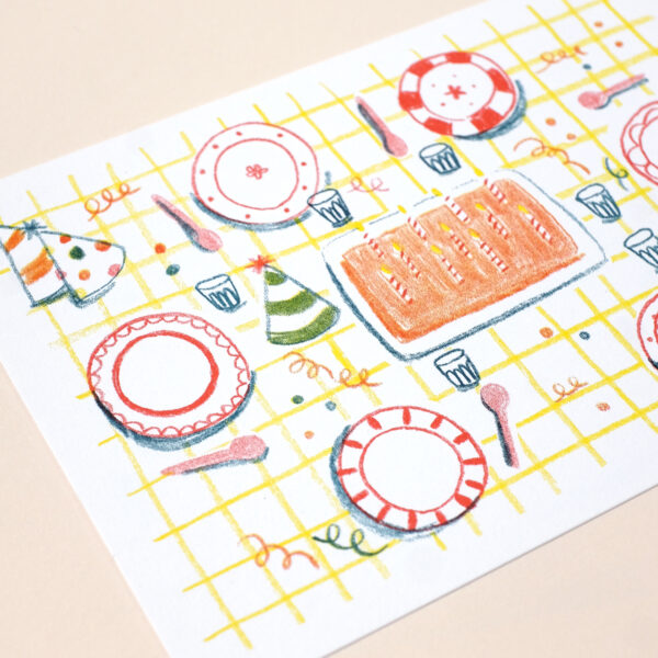 L'anniversaire, carte postale – Image 2