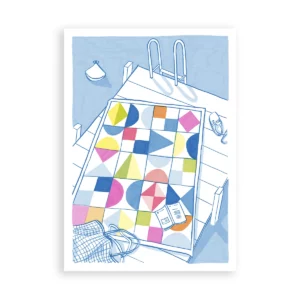 Le ponton, carte postale