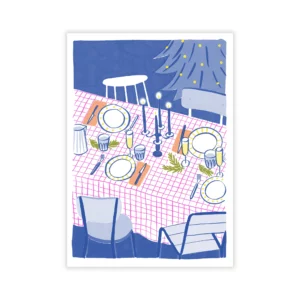 Le Réveillon, carte postale