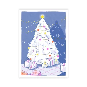 Le sapin, carte postale