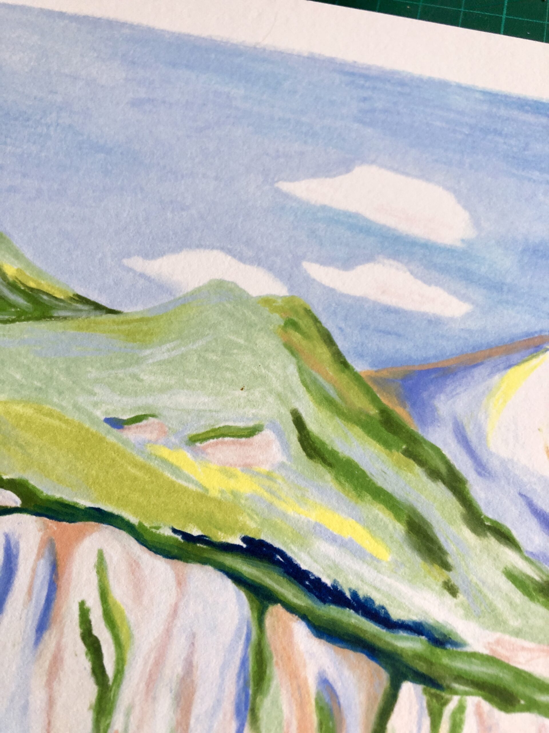 Face à la montagne immense — défaut – Image 3